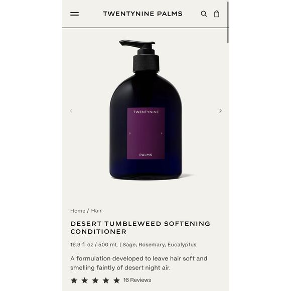 $108 New Twentynine Palms Desert Tumbleweed Shampoo & Conditioner - Picture 10 of 10